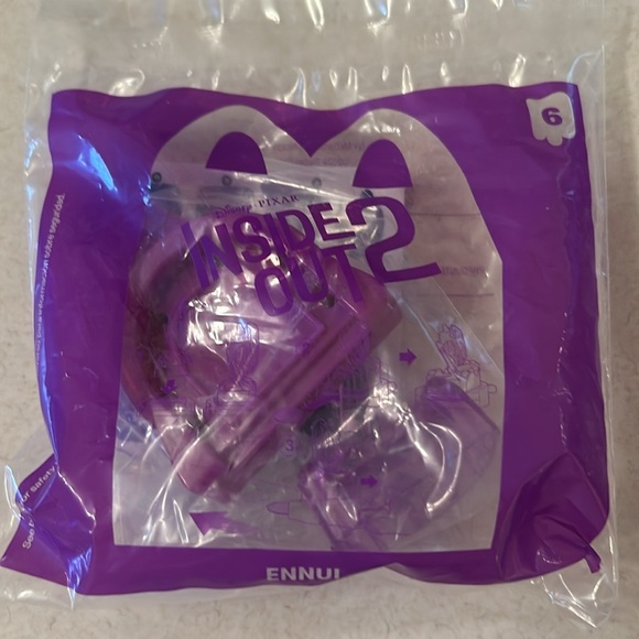 Disney Pixar Inside Out 2 Sadness & Ennui Figurines NWT Happy Meal McDonald's 💜 - Picture 7 of 7